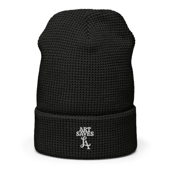 ASLA Waffle Beanie (White) - Image 2